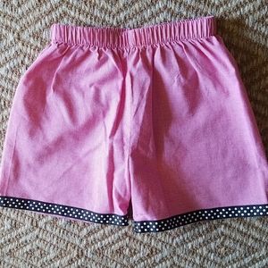 Red and White Gingham Shorts